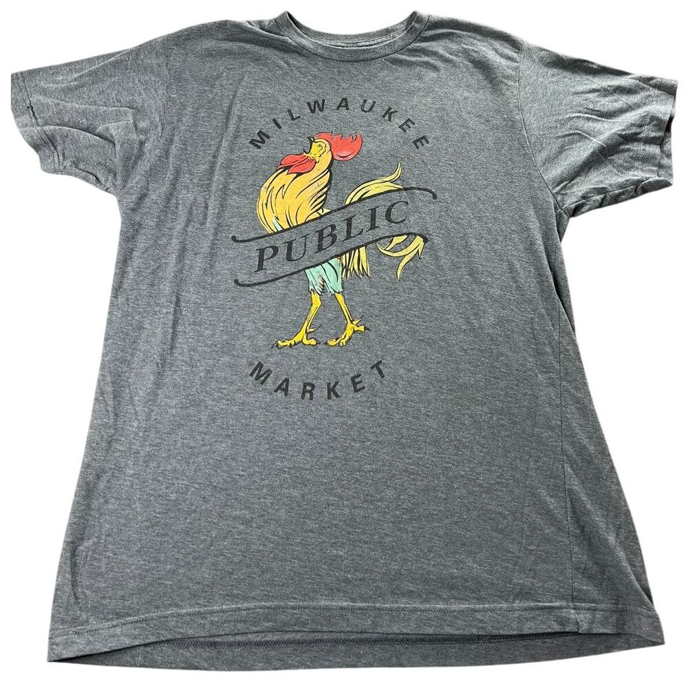 Mens Milwaukee Public Market TShirt Size Large